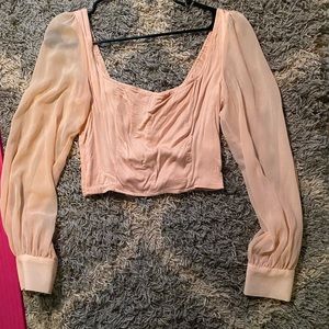 Urban Outfitters Pink Blouse
